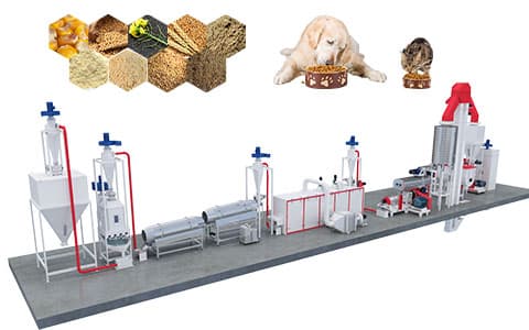 dry pet food production line
